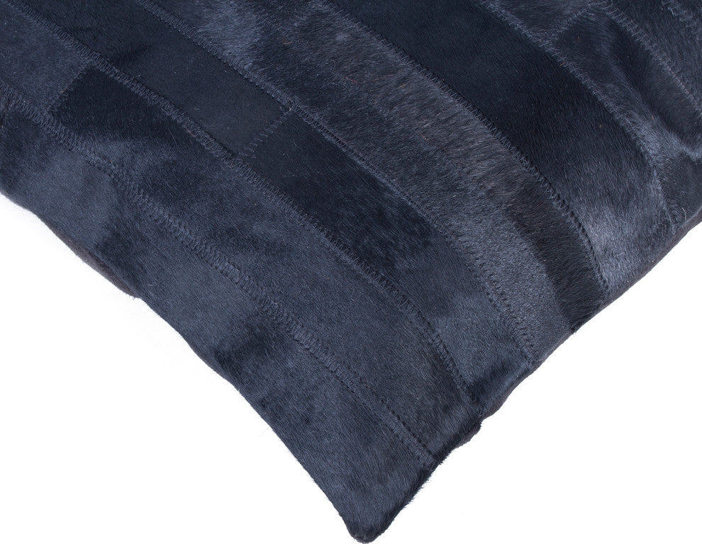 Torino Madrid Pillow, Black, 18"x18"