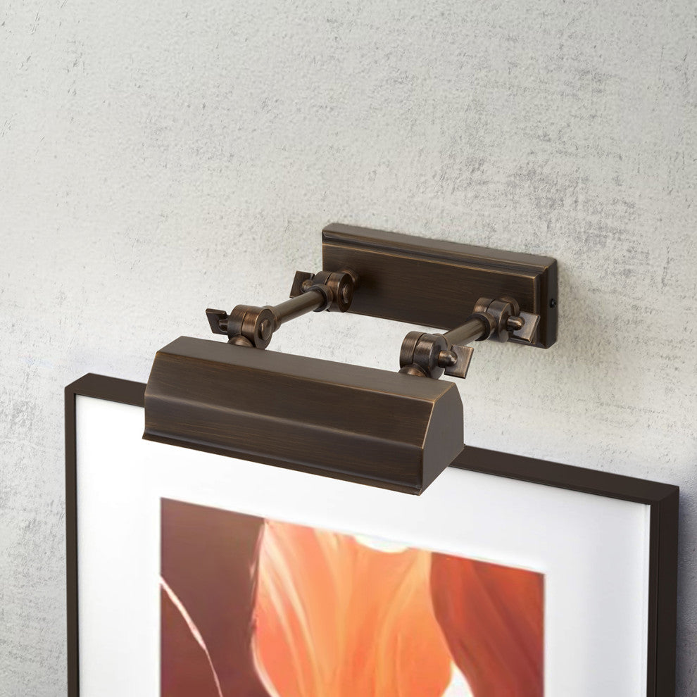Chawton 1 Light Medium Picture Light in Dark Bronze