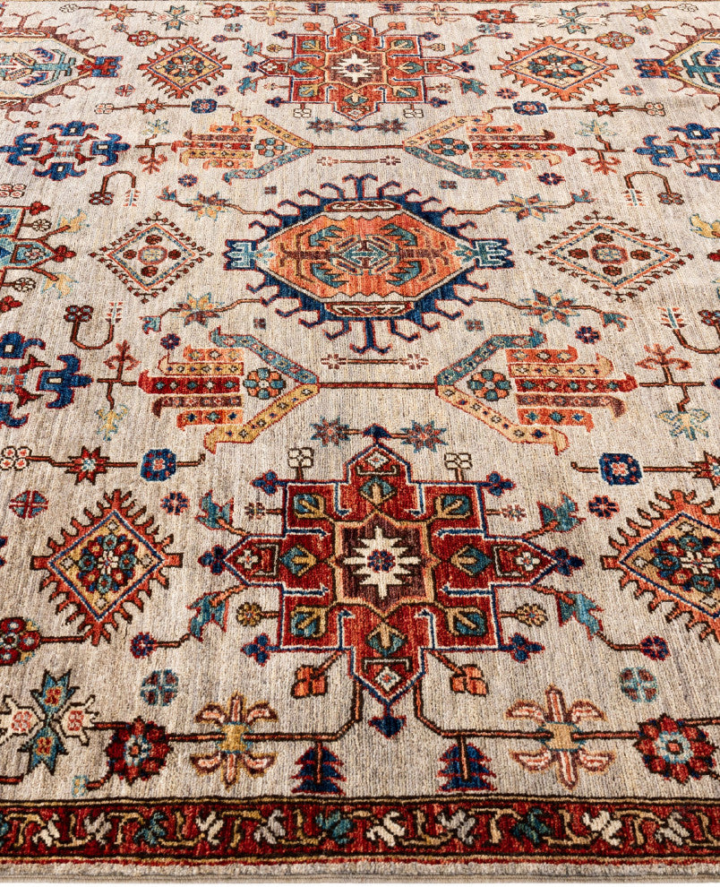 Serapi One-of-a-Kind Hand-Knotted Area Rug Gray, 5'11" x 8'10"