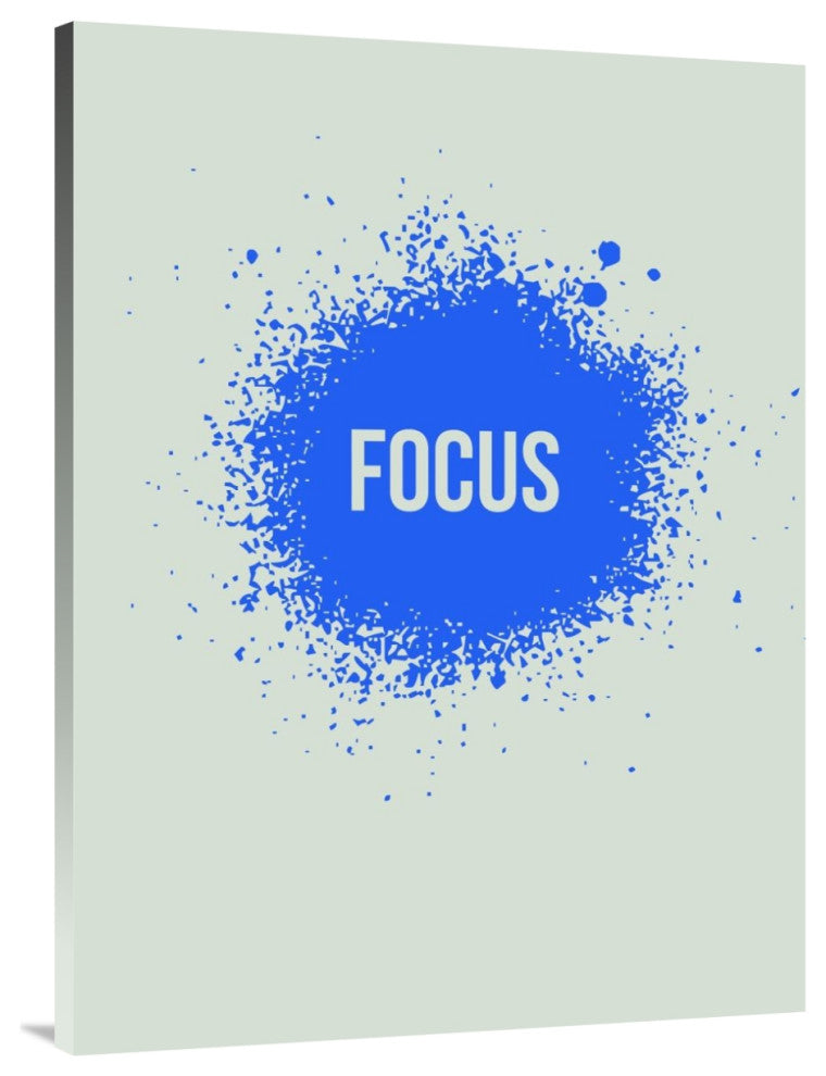 "Focus Splatter Poster 1" Fine Art Print