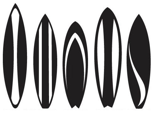Surfboards Set Wall Decal