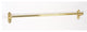 Alno Towel Bar in Polished Brass