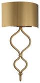 Como 1-Light Warm Brass Sconce