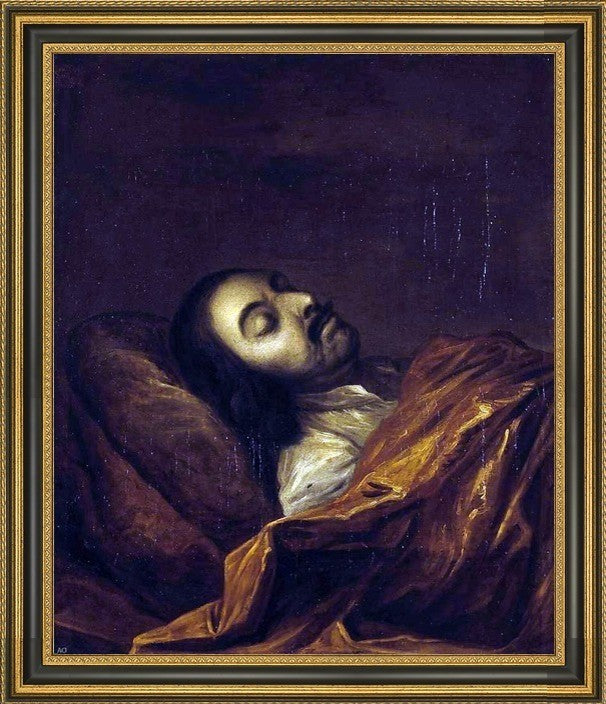 Ivan Nikitich Nikitin Portrait of Peter the Great on his Death-BedPrint, 20"x25"