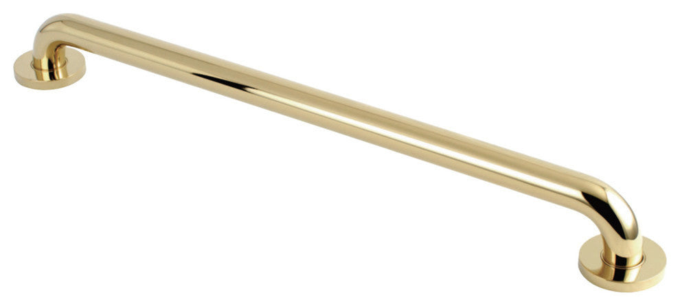 Kingston Brass 24" Decorative ADA Grab Bar, Polished Brass