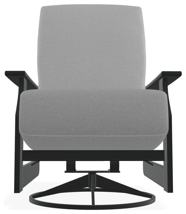 St. Catherine Deep Seat Outdoor Swivel Rocker, Dazzle/Graphite