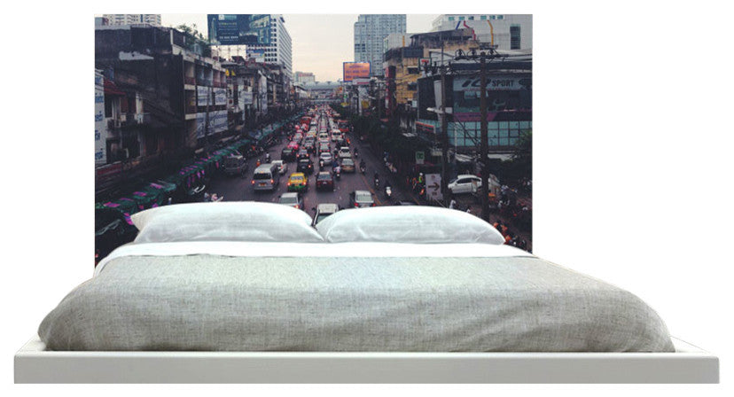 "Street Scene" Headboard