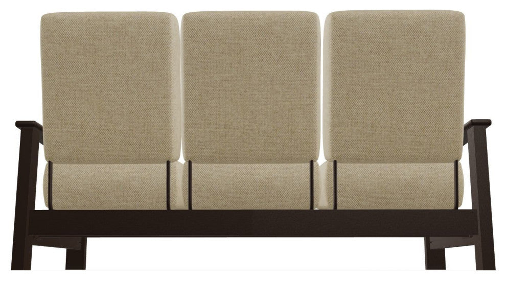 Leeward Deep Seat 3-Seat Outdoor Sofa, Blend Sand Pat/Kona