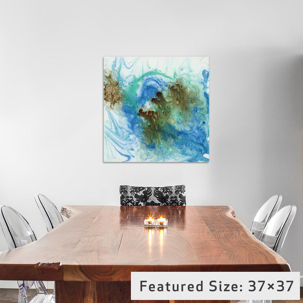 "Pour Nine" by Emily Magone Canvas Print, 37"x37"