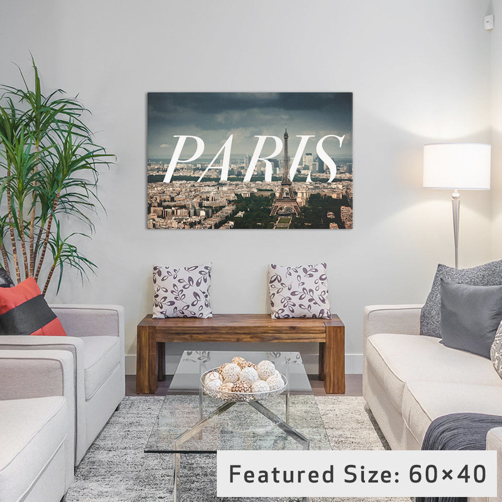 "Paris" Print by 5by5collective, 26"x18"x1.5"