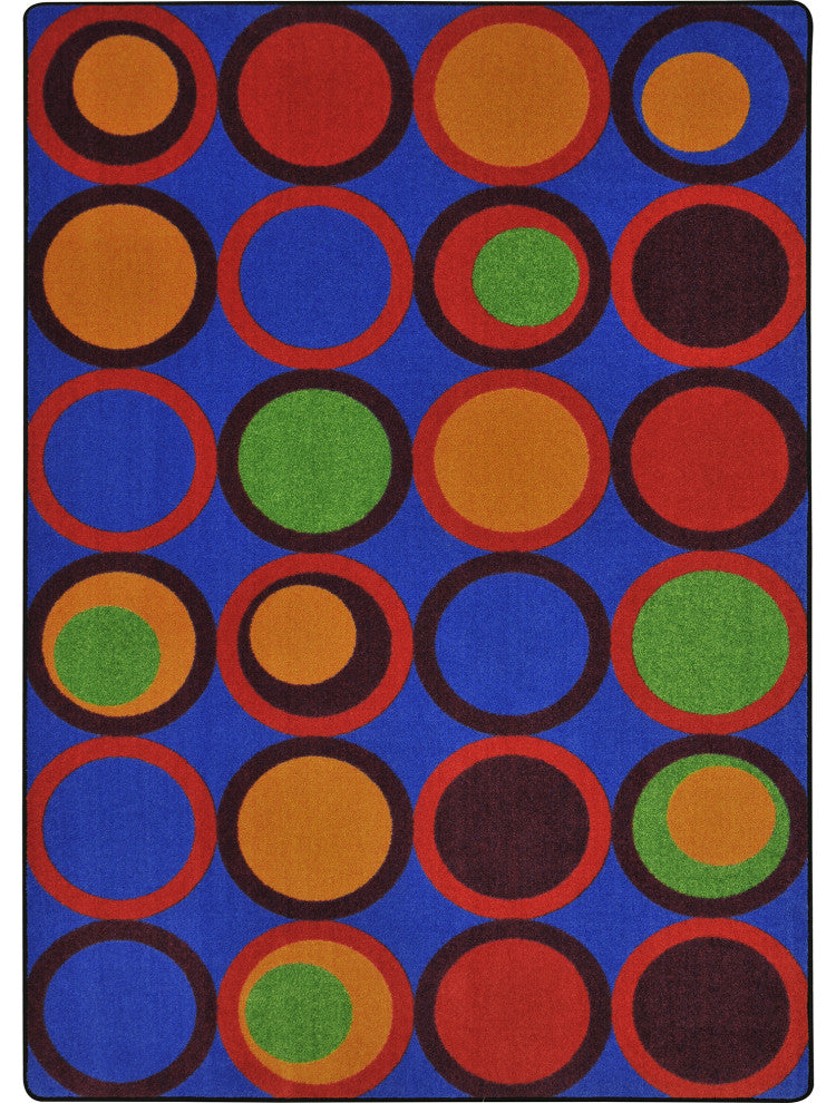 Circle Back 7'8" X 10'9" Area Rug, Color Primary