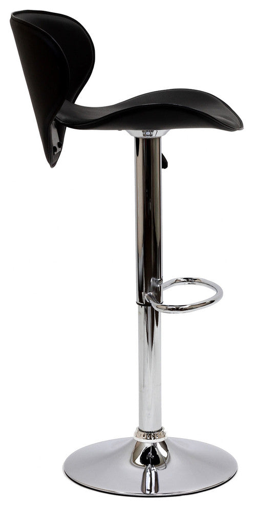 Modern Contemporary Dining Kitchen Bar Stool Black