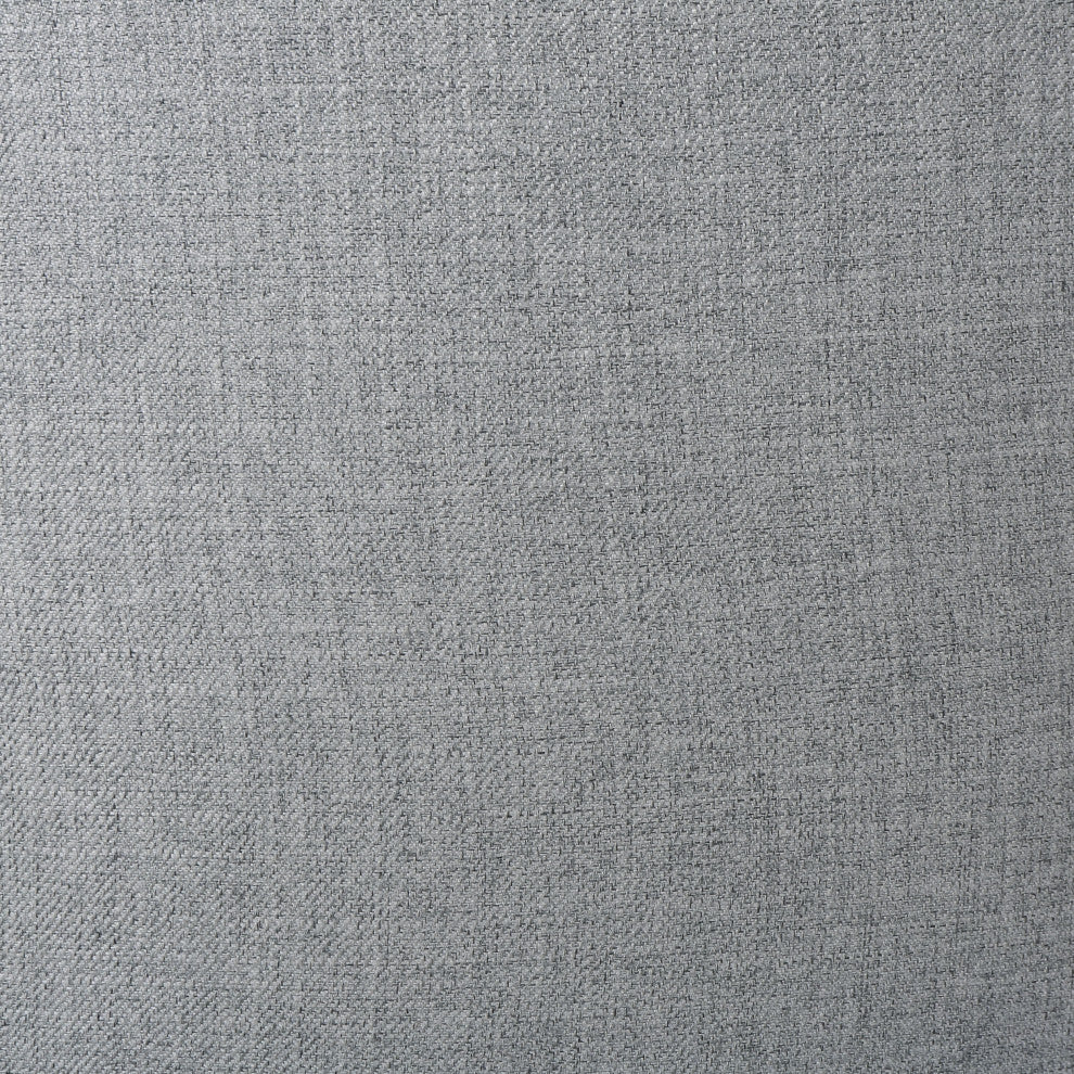 GDF Studio Morgan Mid Century Modern Fabric Home Office Chair With Chrome Base, Gray