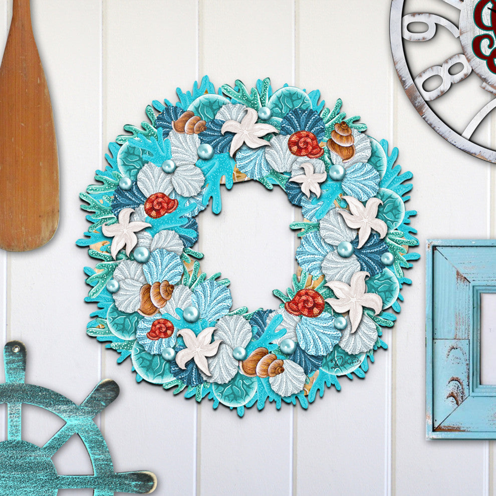 Coastal Wreath Door Hanger