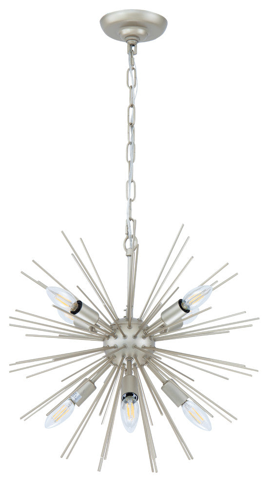 Champagne Finish 8-Light Pendant