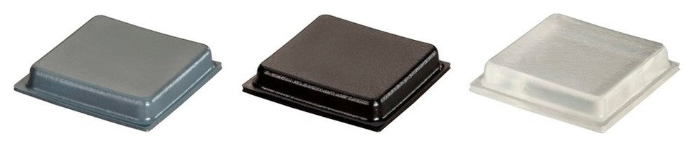 Square Adhesive Cabinet & Furniture Rubber Pads-BS36 1.000"x.180"-55pcs