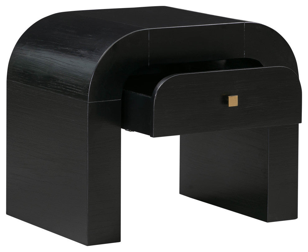 Hump Nightstand, Black
