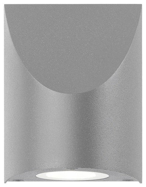 Shear Inside-Out Small Sconce, Textured Gray