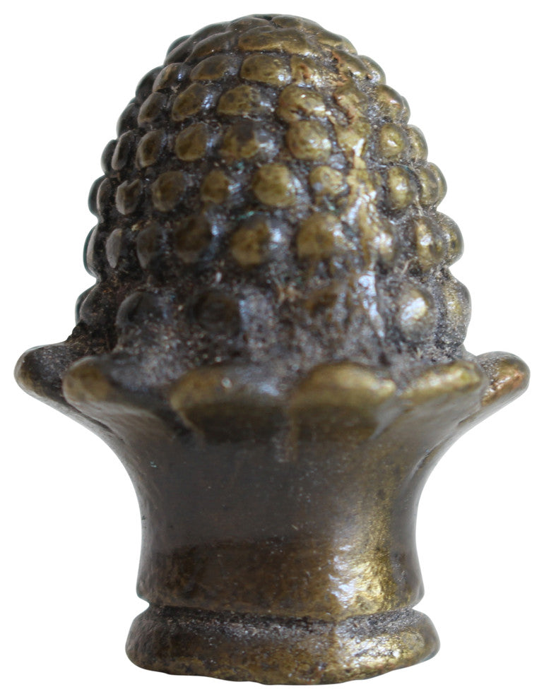 Unique Brass Acorn Lamp Finial