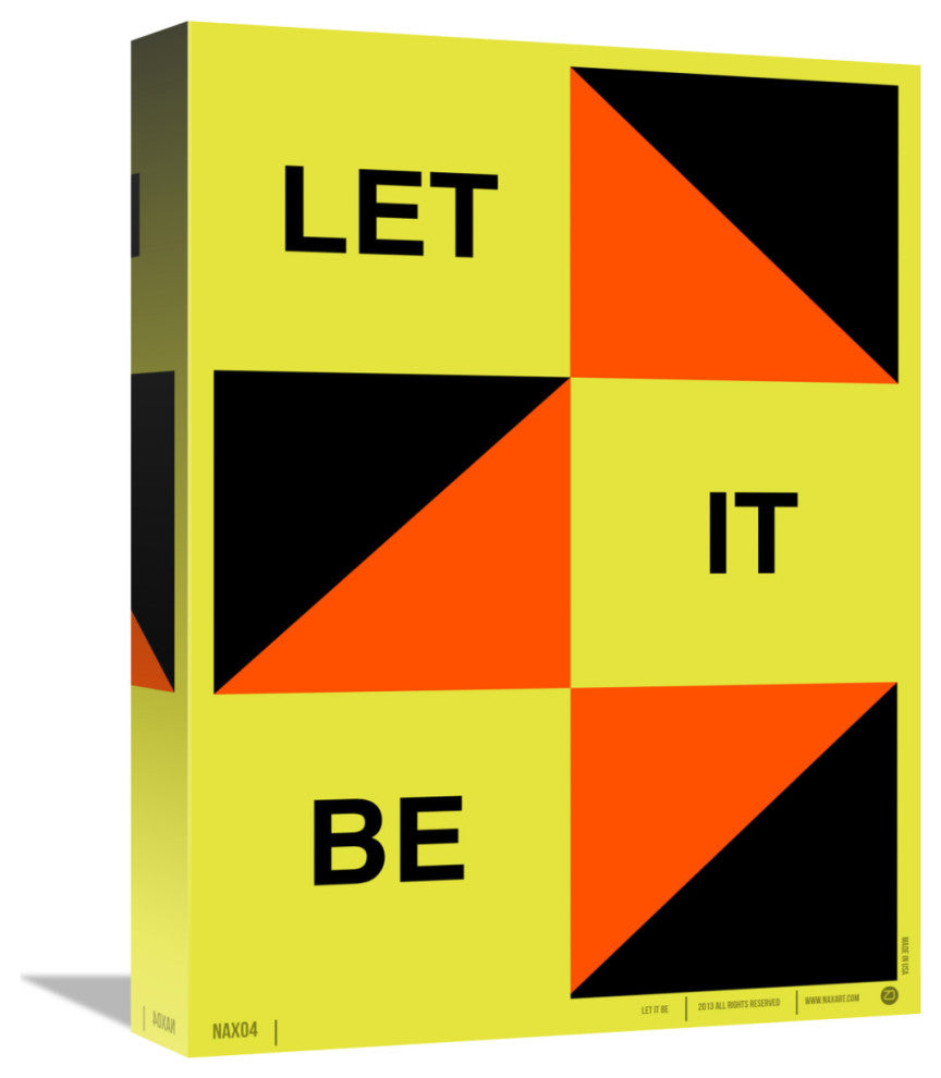 "Let It Be" Poster Fine Art Print