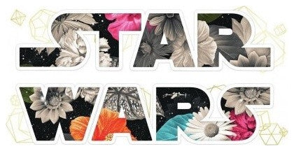 Star Wars Floral Logo Peel and Stick Wall Decals With Foil, 2-Piece