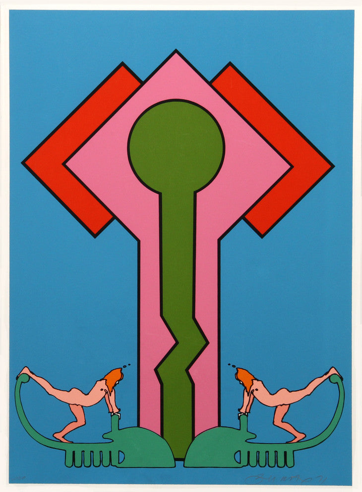 Peter Max "Colossus II" Serigraph