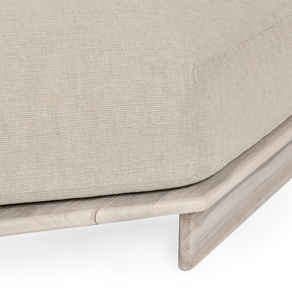 Livia Outdoor Teak Modular Sectional