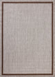 Loloi Easton Dove / Coffee 4'-0" x 6'-0" Accent Rug
