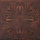 20"x20" R9 Styrofoam Ceiling Tile, Black Copper