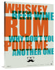 "Whiskey, Beer and Wine Poster" Fine Art Print