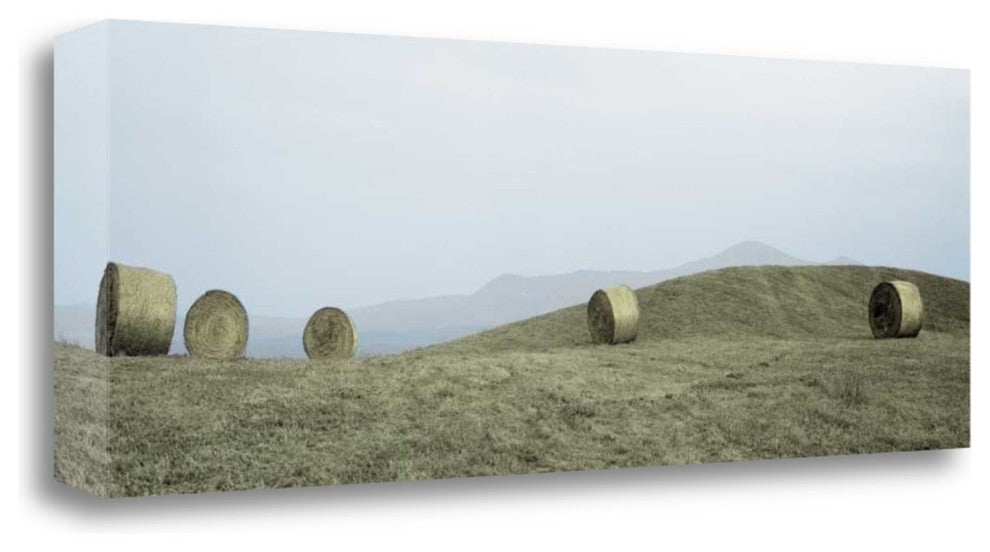 "Haystacks Tuscany - 1" By Alan Blaustein, Giclee Print on Gallery Wrap Canvas
