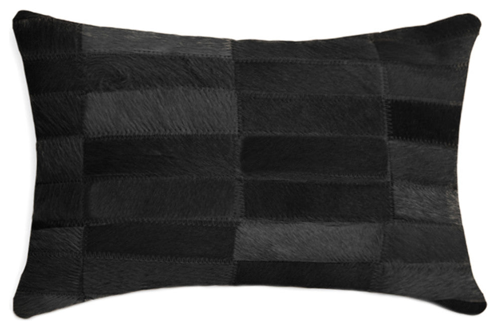 Torino Madrid Pillow 12"x20", Black