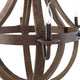 Modern Urban Contemporary Chandelier Light, Brown Wood