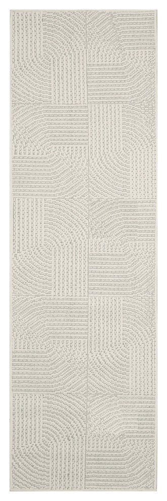 Nourison Natural Texture 2'3" x 7'6" Ivory Modern Indoor Rug