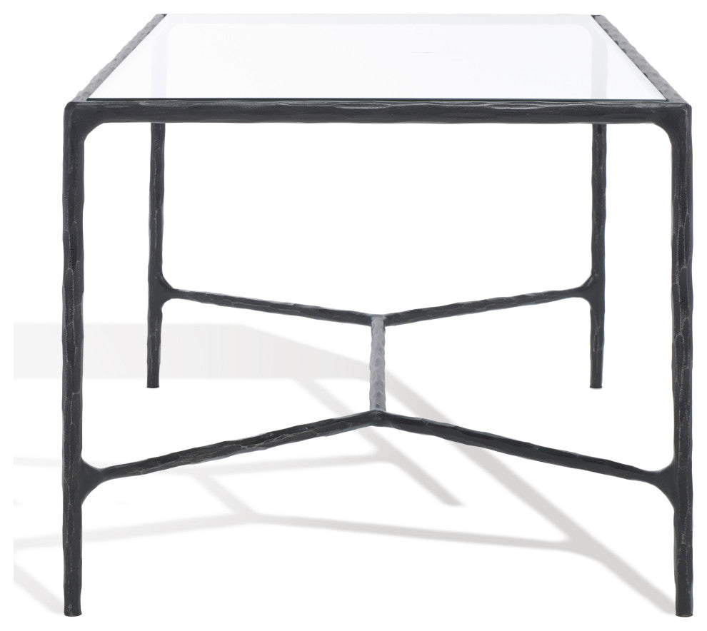 Safavieh Couture Jessa Metal Coffee Table, Black