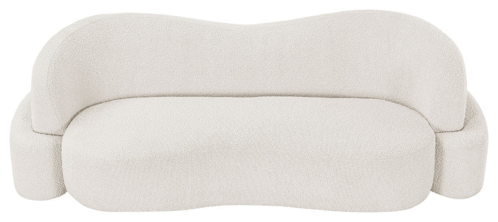 Principessa Boucle Fabric Chair, Cream, Sofa