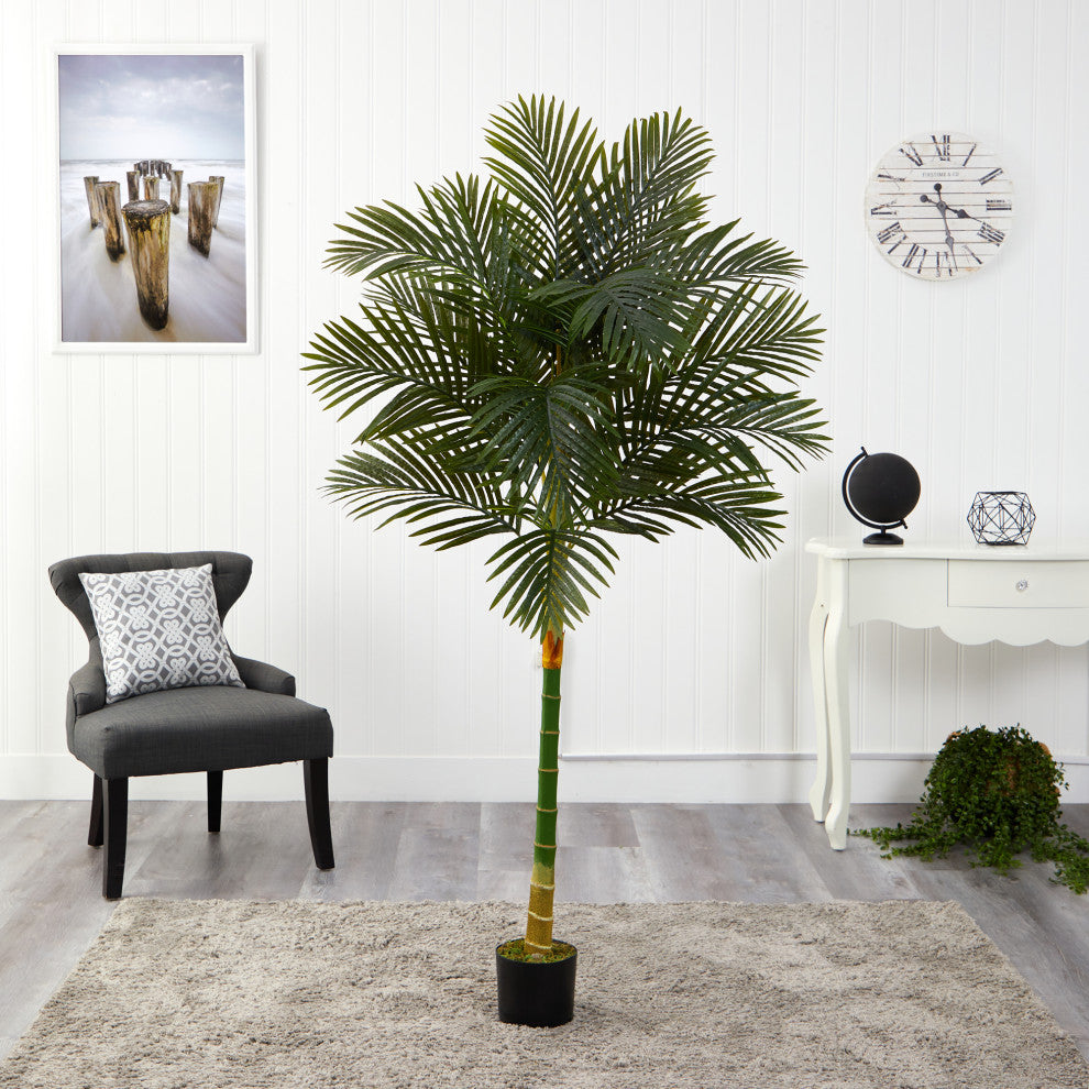 6 ft. Golden Cane Artificial Palm Tree