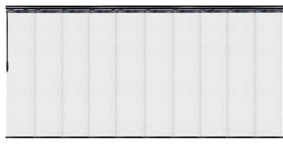 Danilo 10-Panel Track Extendable Vertical Blinds 120-218"W