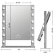 Cinematique XL Tri Tone LED Makeup Mirror, Silver