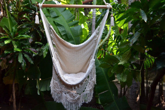 Macrame Hammock Chair, Hanging Chair, Indoor or Outdoor Chair