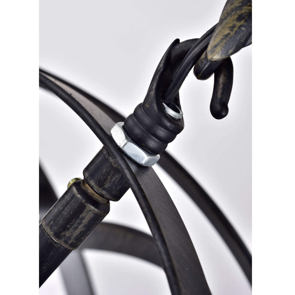 Small-version Chloe 3-Light Globe Flush Mount