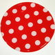 Andreas Dots Trivet, 9" Square, Red and White