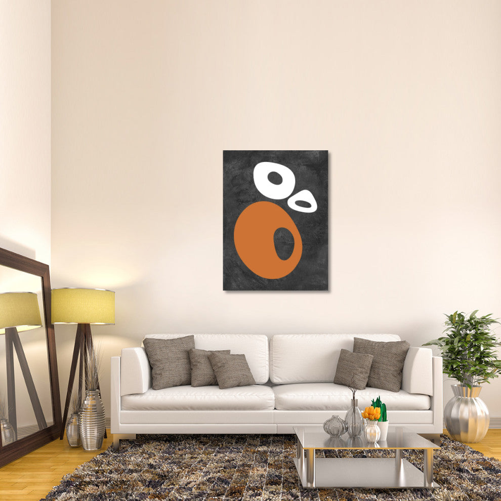 "Abstract Oval Shapes 1" Fine Art Print