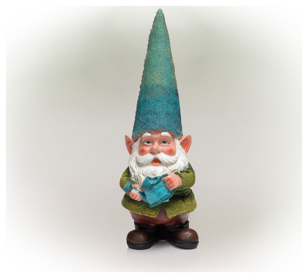 Gnome Holding a Watering Can Statue