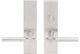 Sequoia Lever, Tubular Passage With Privacy Bolt, LH, Satin Stainless Steel