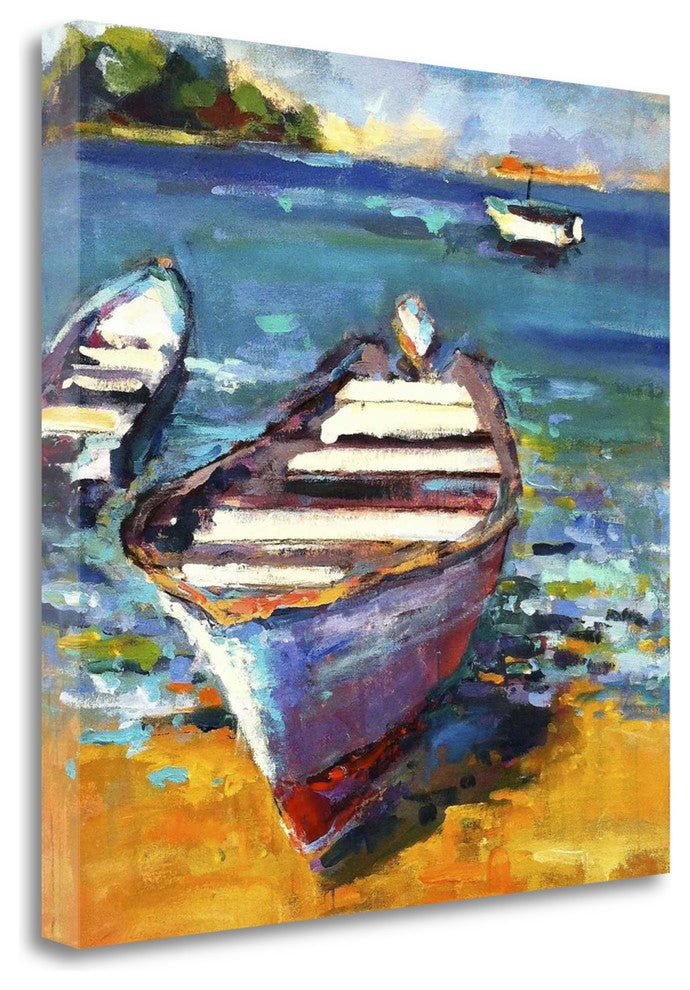 "Boat" By Page Pearson Railsback, Giclee Print on Gallery Wrap Canvas