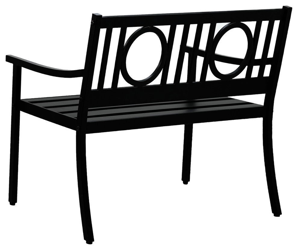 Grammercy Outdoor Bench - Black