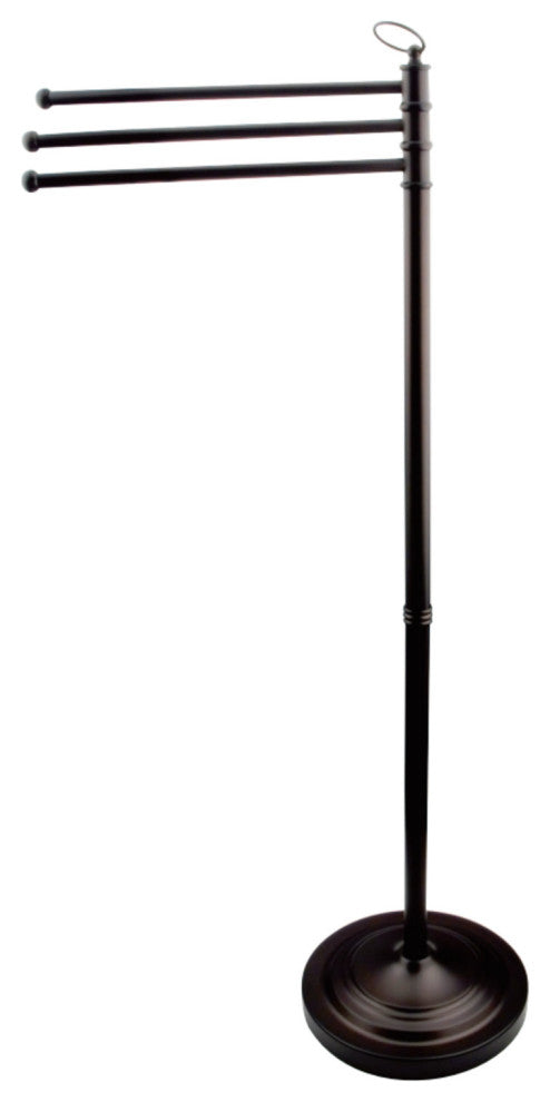 Kingston Brass Freestanding Towel Rack, Oil Rubbed Bronze