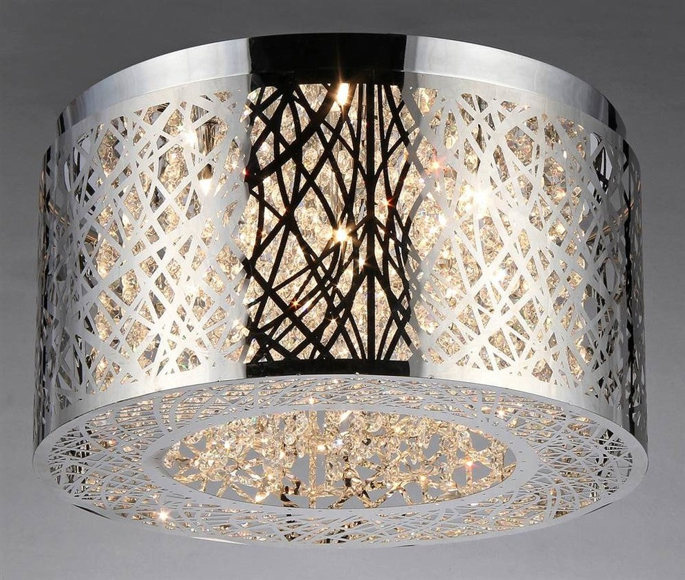 HomeRoots Rubens 5-light Chrome Chandelier