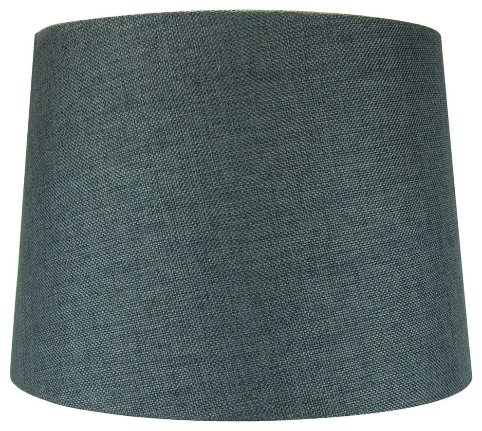 12x14x10 Hardback Drum Lamp Shade Granite Gray